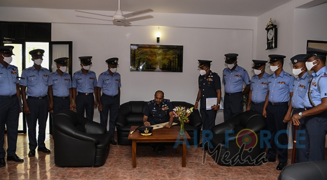 Commander’s Inspection of SLAF Base Hingurakgoda for the Year 2020