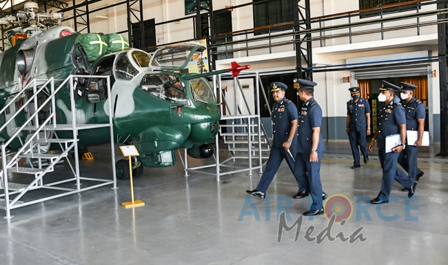 Commander’s Inspection of SLAF Base Hingurakgoda for the Year 2020