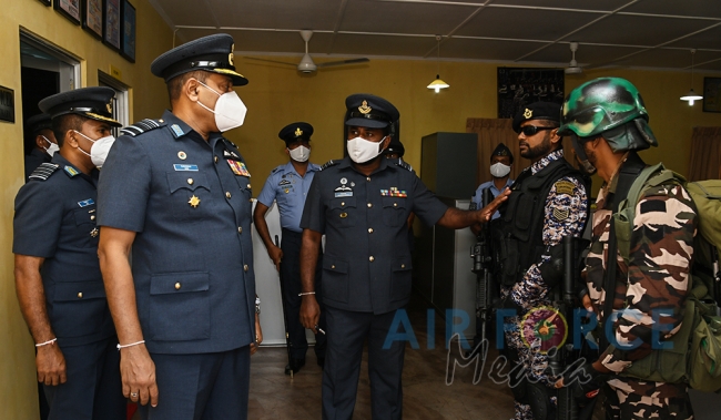 Commander’s Inspection of SLAF Base Hingurakgoda for the Year 2020