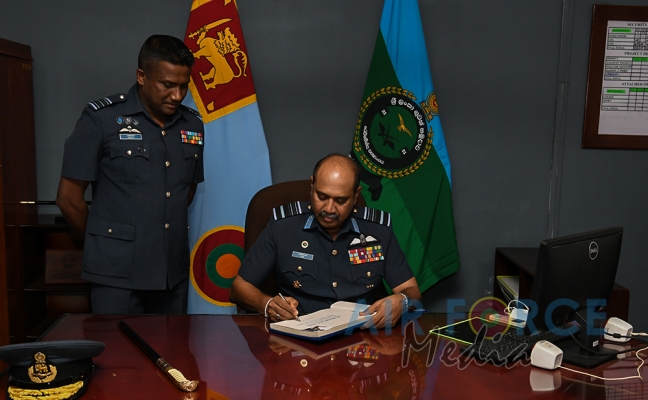 Commander’s Inspection of SLAF Base Hingurakgoda for the Year 2020