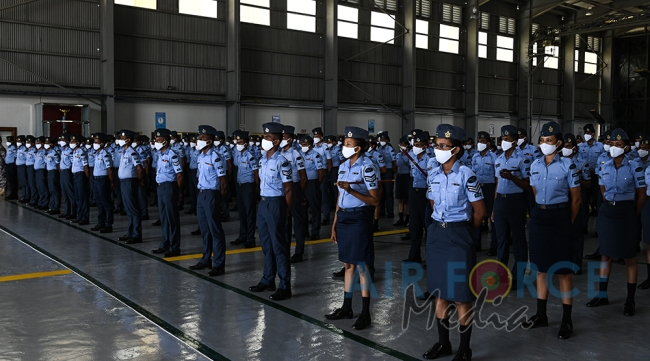 Commander’s Inspection of SLAF Base Hingurakgoda for the Year 2020