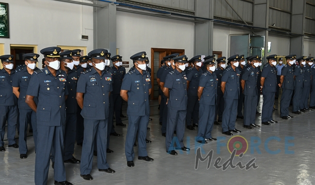 Commander’s Inspection of SLAF Base Hingurakgoda for the Year 2020