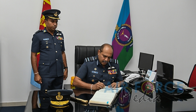 Commander’s Inspection of SLAF Base Hingurakgoda for the Year 2020