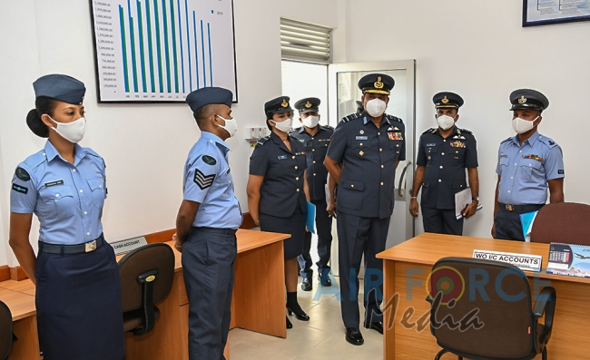 Commander’s Inspection of SLAF Base Hingurakgoda for the Year 2020