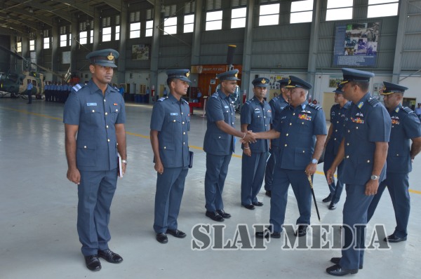 Commander's Annual Inspection of SLAF Base Hingurakgoda