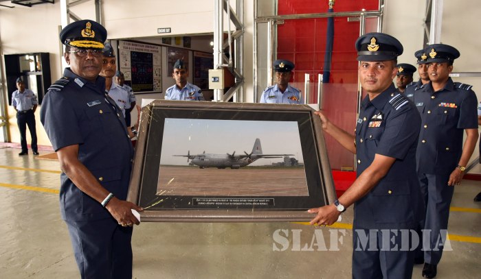 Annual AOC’s Inspection at SLAF Base Katunayake - 1st Session