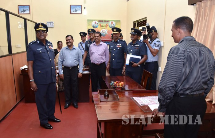 Annual AOC’s Inspection at SLAF Base Katunayake - 1st Session