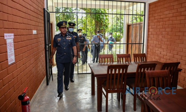 COMMANDER'S INSPECTION OF SRI LANKA AIR FORCE STATION KOGGALA