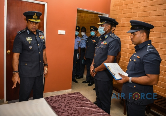 COMMANDER'S INSPECTION OF SRI LANKA AIR FORCE STATION KOGGALA