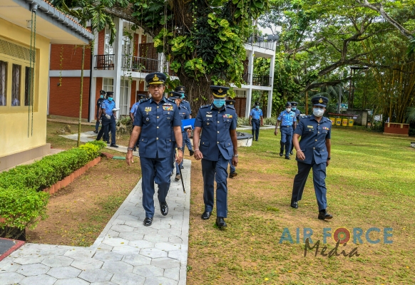 COMMANDER'S INSPECTION OF SRI LANKA AIR FORCE STATION KOGGALA