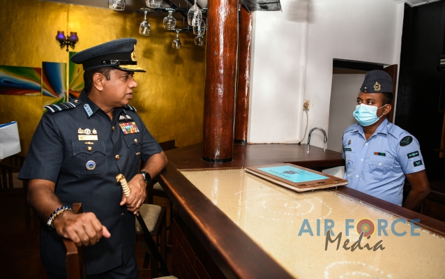 COMMANDER'S INSPECTION OF SRI LANKA AIR FORCE STATION KOGGALA