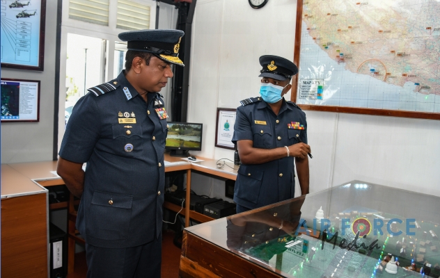 COMMANDER'S INSPECTION OF SRI LANKA AIR FORCE STATION KOGGALA