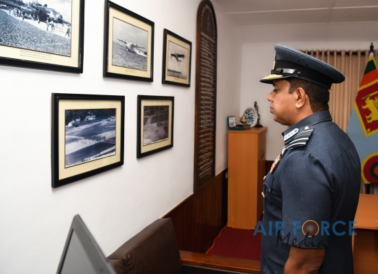 COMMANDER'S INSPECTION OF SRI LANKA AIR FORCE STATION KOGGALA