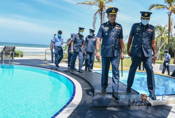 COMMANDER'S INSPECTION OF SRI LANKA AIR FORCE STATION KOGGALA