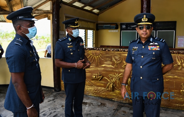 COMMANDER'S INSPECTION OF SRI LANKA AIR FORCE STATION KOGGALA