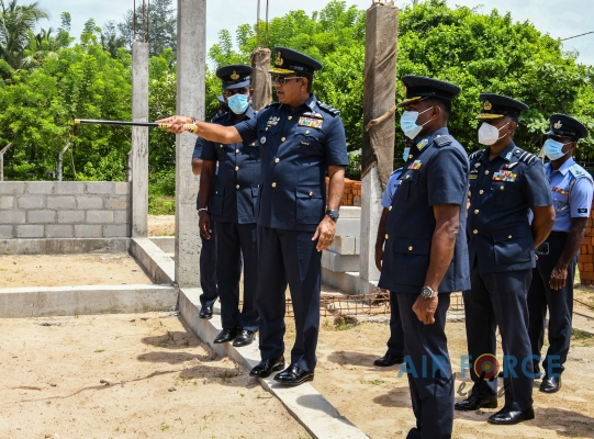 COMMANDER'S INSPECTION OF SRI LANKA AIR FORCE STATION KOGGALA
