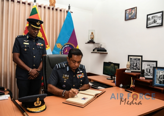 COMMANDER'S INSPECTION OF SRI LANKA AIR FORCE STATION KOGGALA
