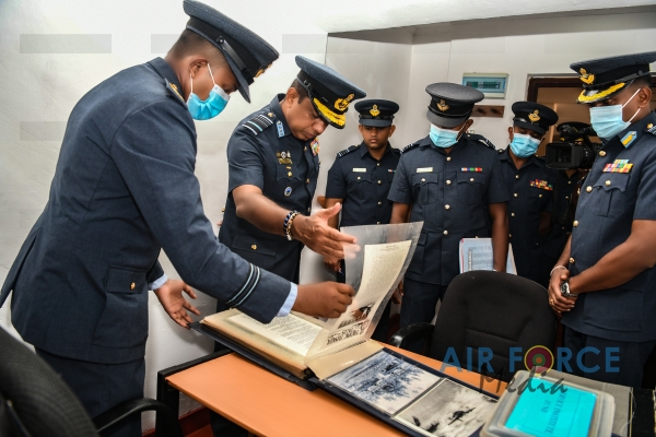 COMMANDER'S INSPECTION OF SRI LANKA AIR FORCE STATION KOGGALA