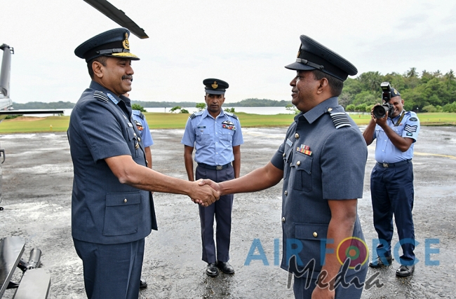 Commander's Inspection of Sri Lanka Air Force Station Koggala