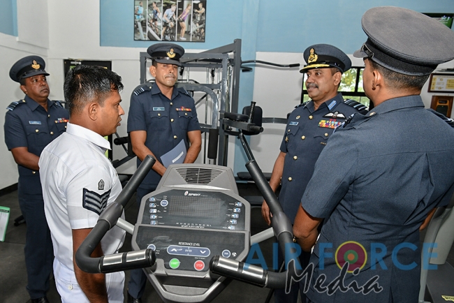 Commander's Inspection of Sri Lanka Air Force Station Koggala