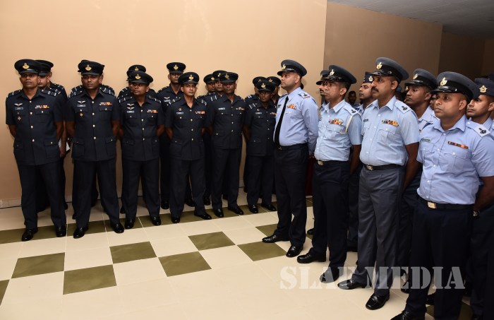 Annual AOC’s Inspection at SLAF Station Mirigama