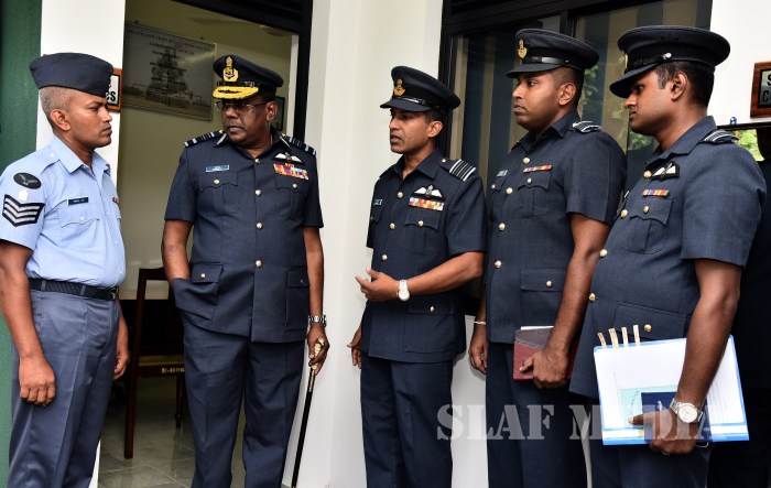 Annual AOC’s Inspection at SLAF Station Mirigama