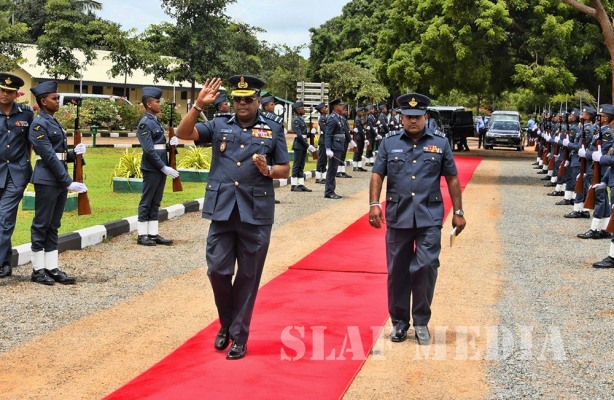 Commanders Inspection of Slaf Station Palavi
