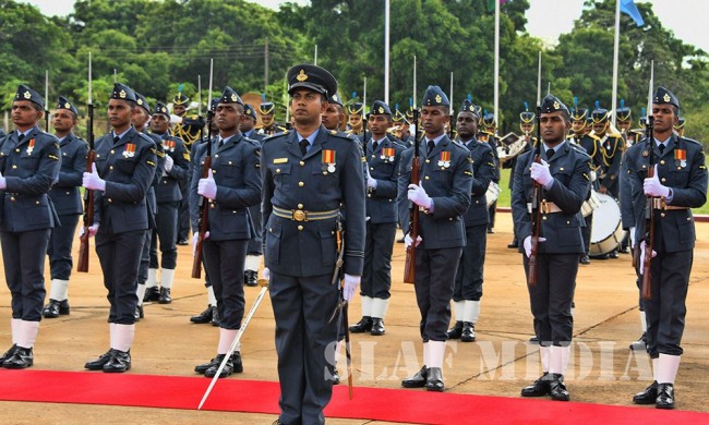 Commanders Inspection of Slaf Station Palavi