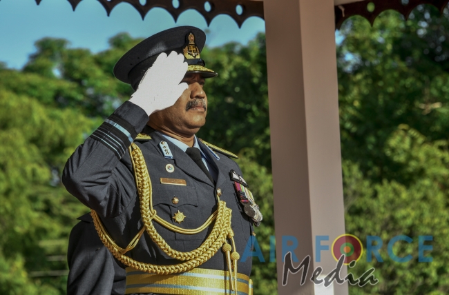 Commander's Inspection of SLAF Station Palavi