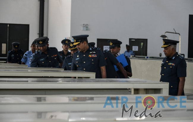 Commander's Inspection of SLAF Station Palavi