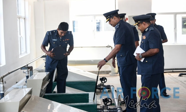 Commander's Inspection of SLAF Station Palavi