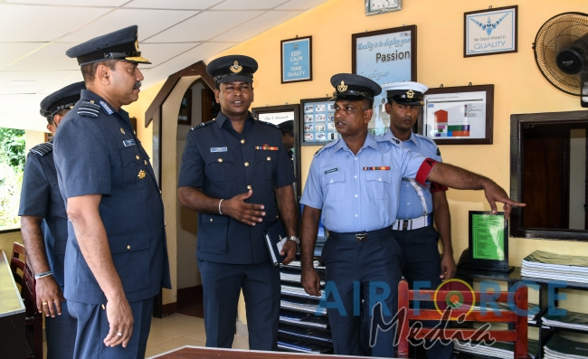 Commander's Inspection of SLAF Station Palavi