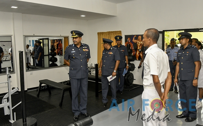 Commander's Inspection of SLAF Station Palavi
