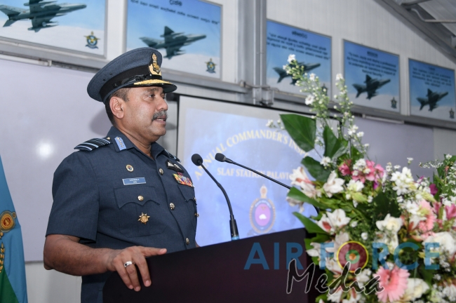 Commander's Inspection of SLAF Station Palavi