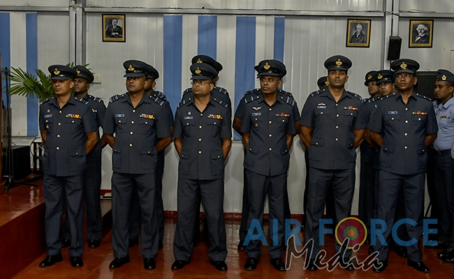 Commander's Inspection of SLAF Station Palavi