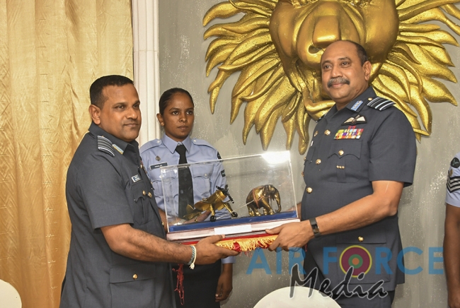 Commander's Inspection of SLAF Station Palavi