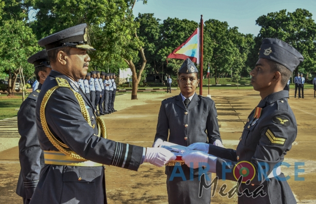 Commander's Inspection of SLAF Station Palavi