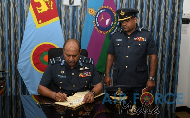 Commander's Inspection of SLAF Station Palavi