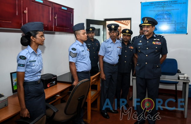 Commander's Inspection of SLAF Station Palavi