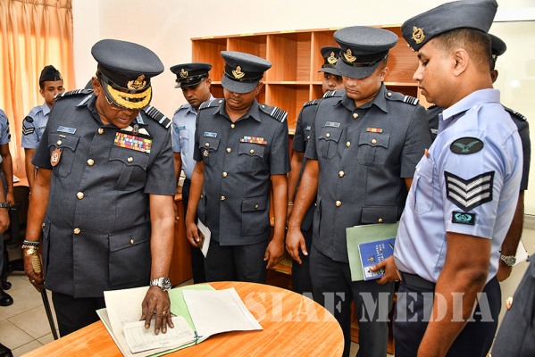 Commander’s Inspection of SLAF Base Ratmalana