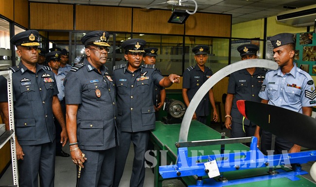 Commander’s Inspection of SLAF Base Ratmalana