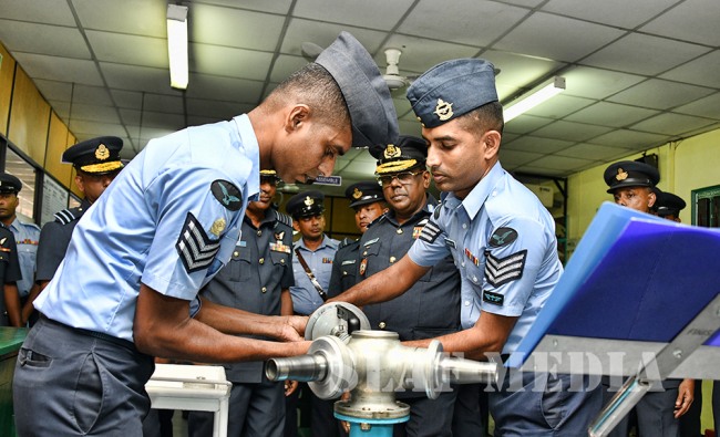 Commander’s Inspection of SLAF Base Ratmalana