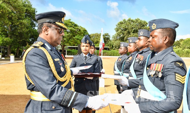 Commander’s Inspection of SLAF Base Ratmalana