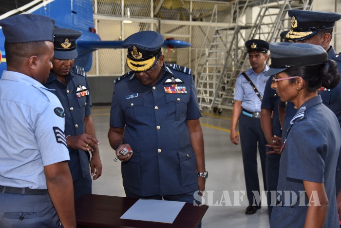 Annual Commander's Inspection at SLAF Base Ratmalana 2017