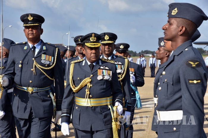Annual Commander's Inspection at SLAF Base Ratmalana 2017