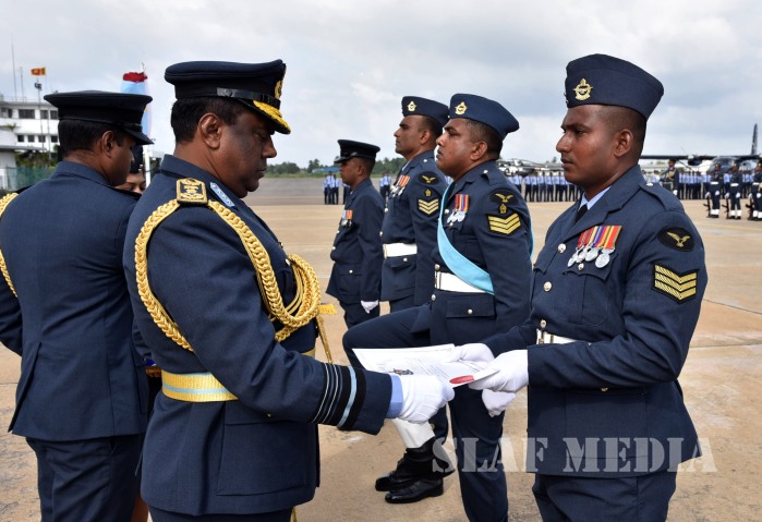 Annual Commander's Inspection at SLAF Base Ratmalana 2017