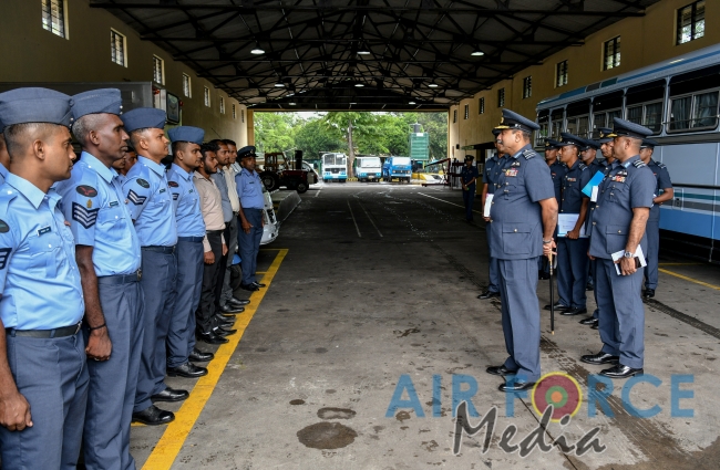 Commander’s Inspection of SLAF Base Ratmalana