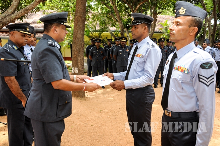 Annual AOC’s
Inspection at SLAF Station Sigiriya