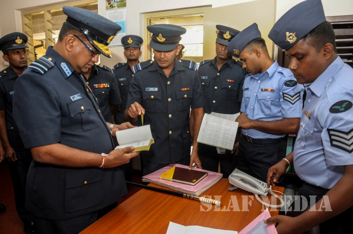 Annual AOC’s
Inspection at SLAF Station Sigiriya
