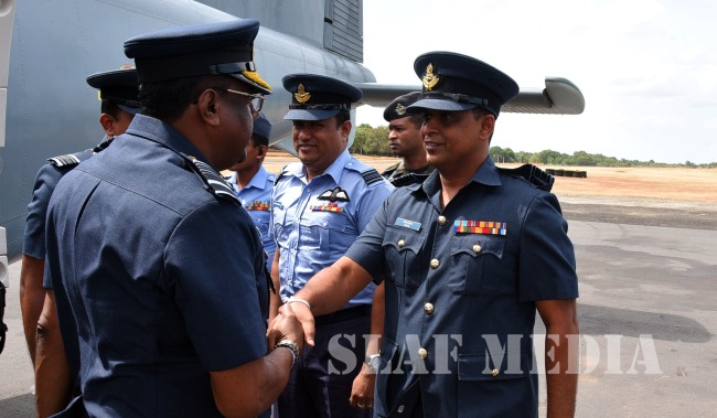 Commander’s Inspection of SLAF Station Sigiriya
